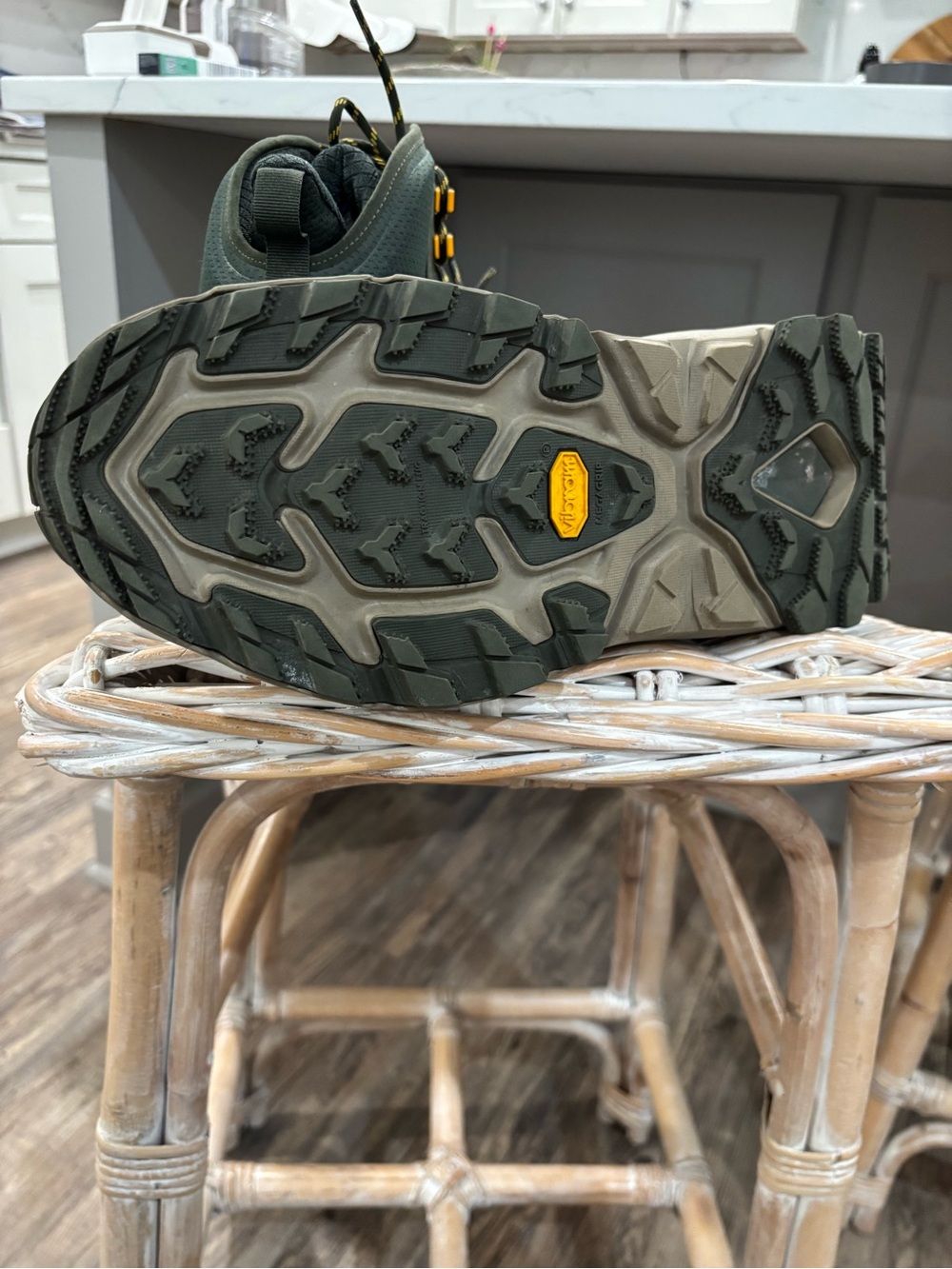 Hoka Kaha 2 Gore Tex Olive Green Waterproof Hiking Boots - Picture 4 of 9